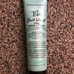 Bumble and Bumble don’t blow it out cream